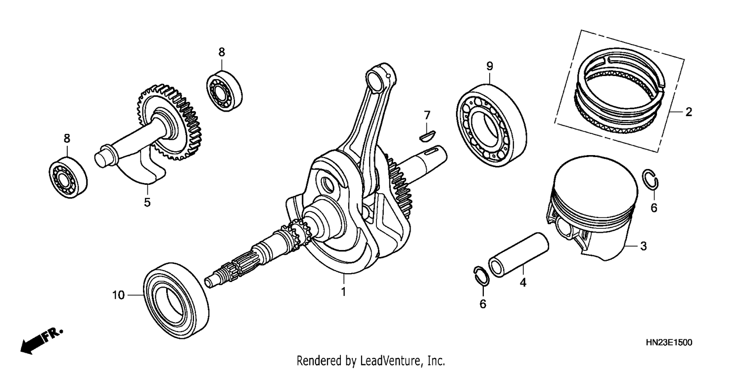 CRANK SHAFT/PISTON