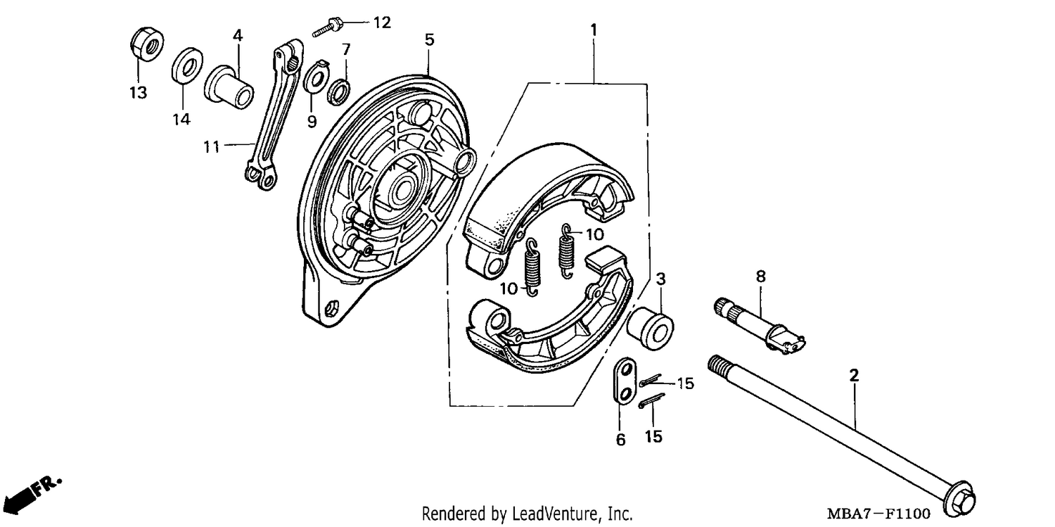 REAR BRAKE PANEL