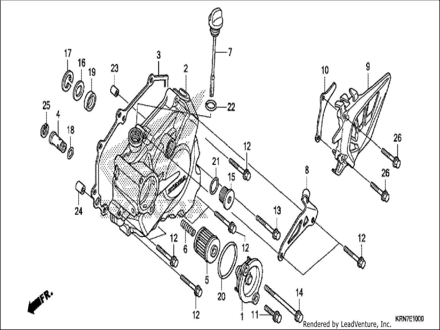  L. CRANKCASE COVER
