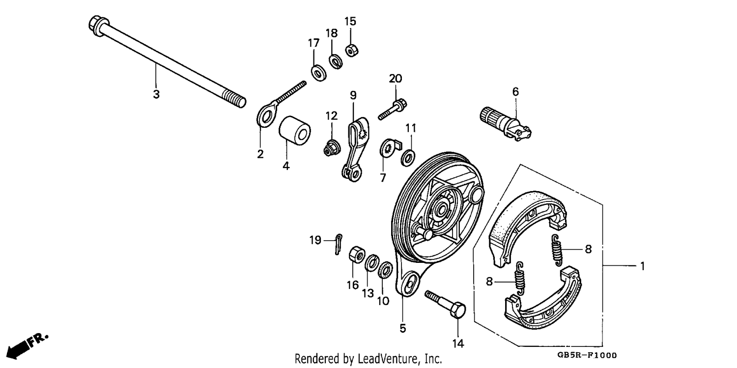 REAR BRAKE PANEL