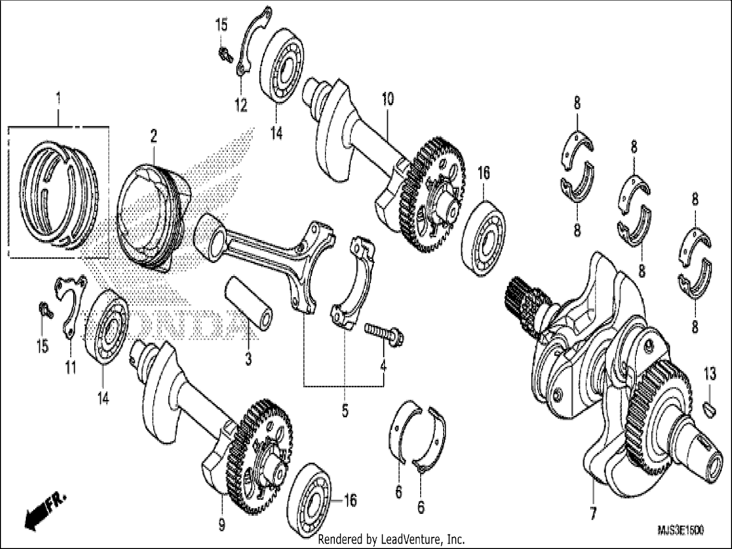  CRANKSHAFT/PISTON