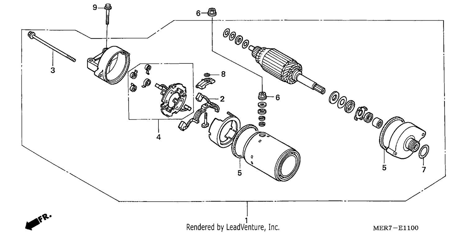STARTING MOTOR (CBF600S6/SA6/N6/NA6)