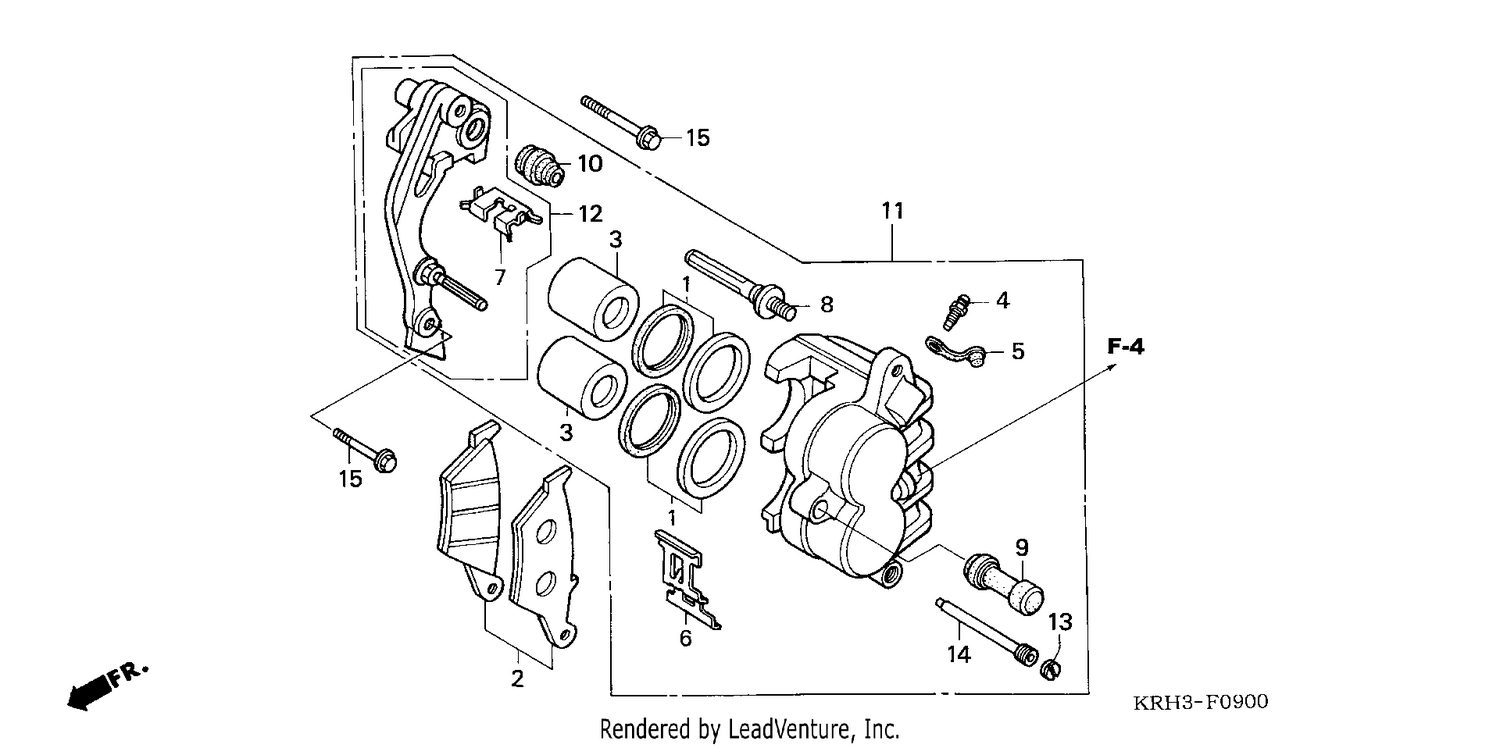 FRONT BRAKE CALIPER