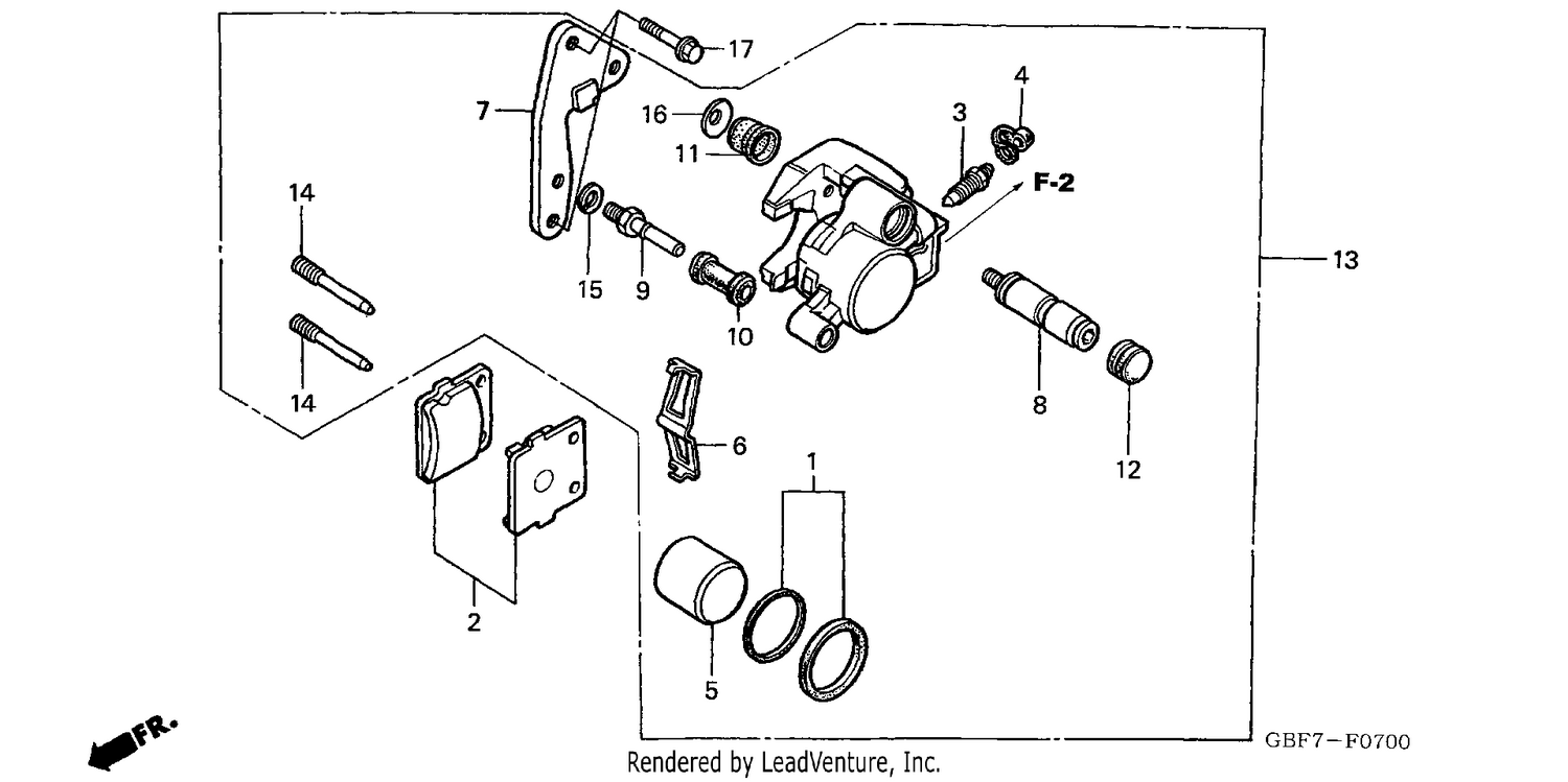 FRONT BRAKE CALIPER