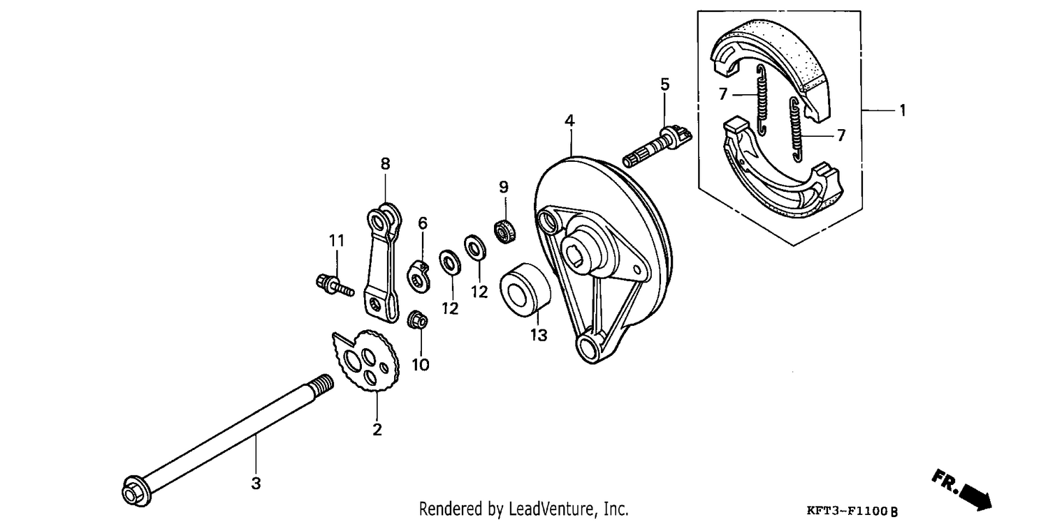 REAR BRAKE PANEL