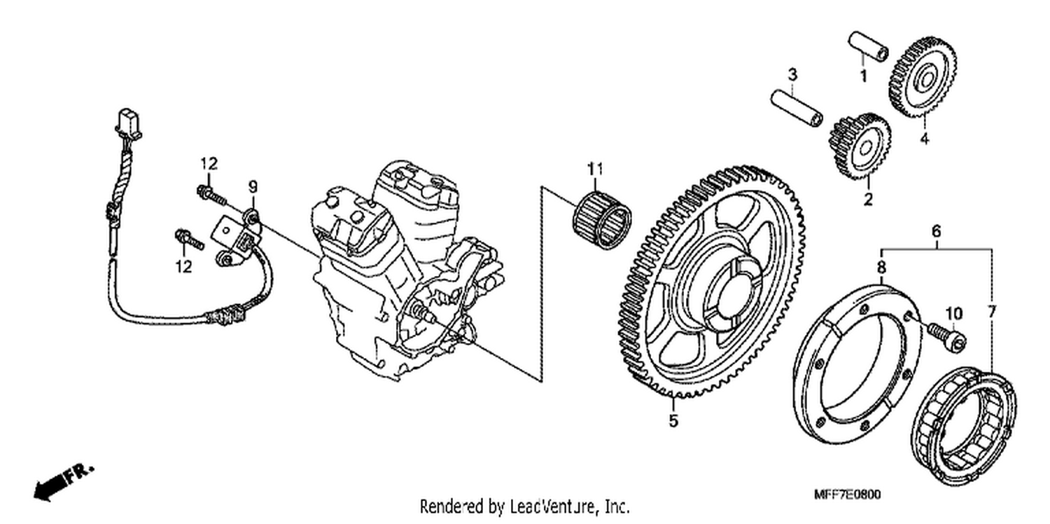  PULSE GENERATOR/ STARTI NG CLUTCH