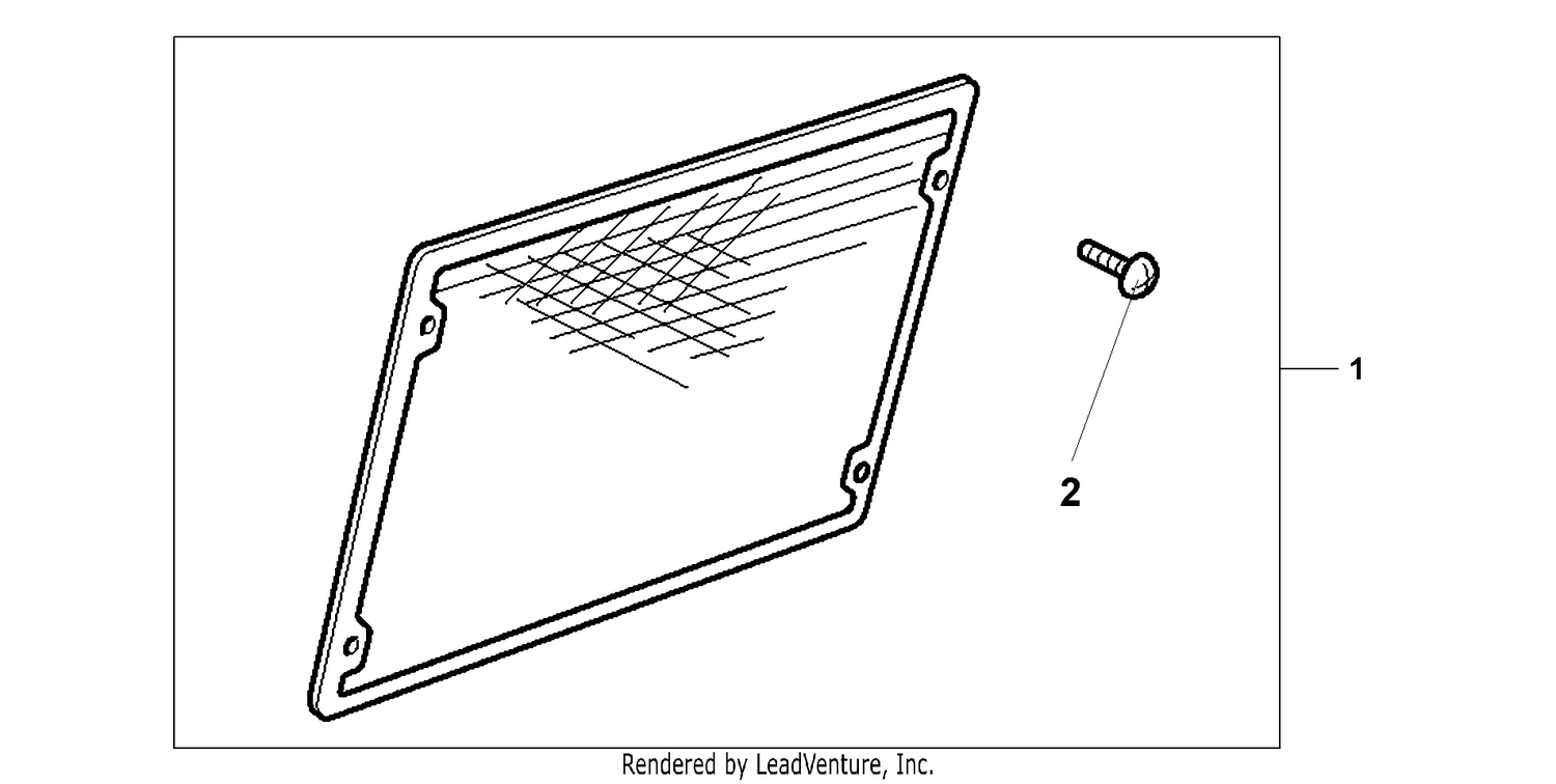 CHROME RADIATOR SCRE