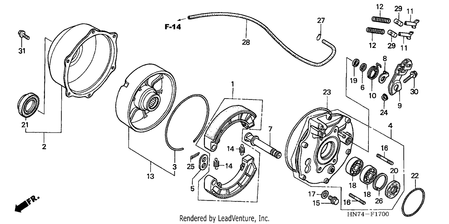 REAR BRAKE PANEL