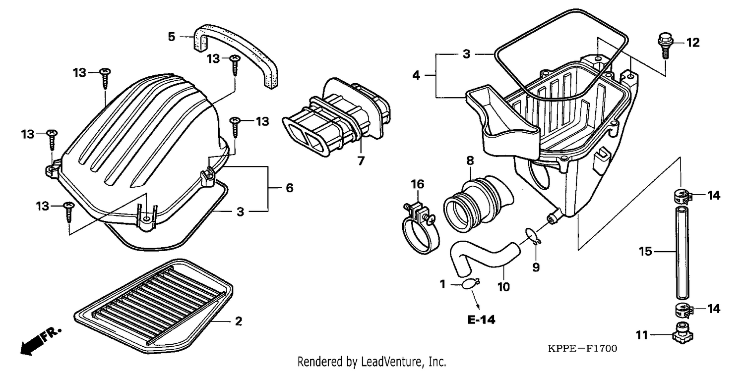 AIR CLEANER (CBR125R/RS/RW5/RW6/RW8)