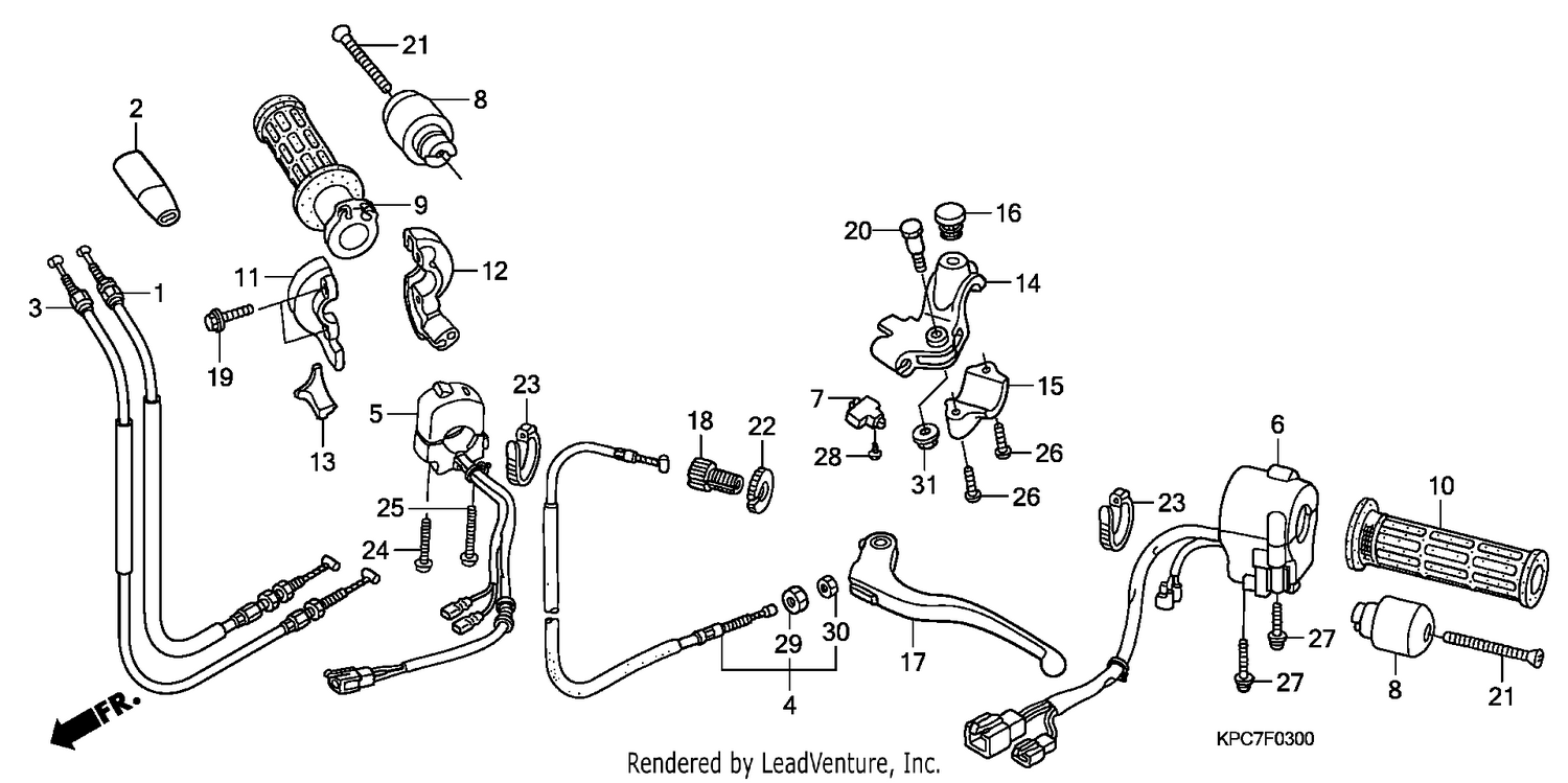 HANDLE LEVER/SWITCH/CABLE