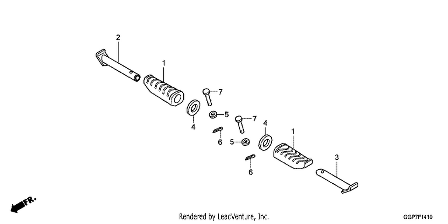  10 PILLION STEP (NSC50/MPD/WH)