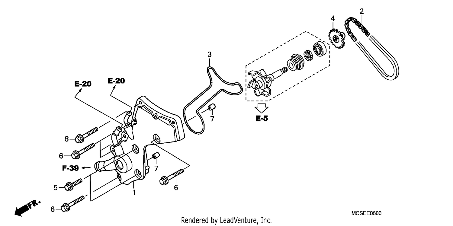WATER PUMP COVER