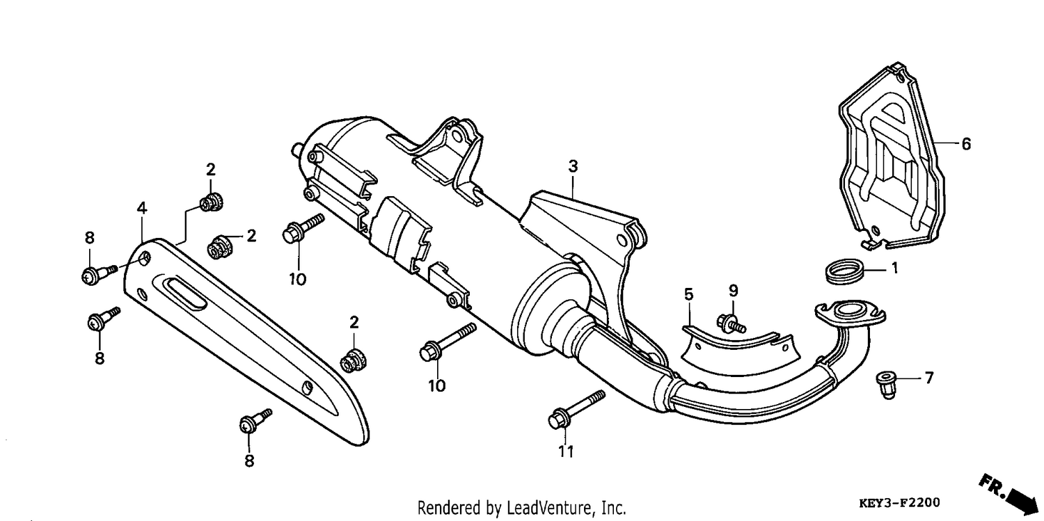 EXHAUST MUFFLER