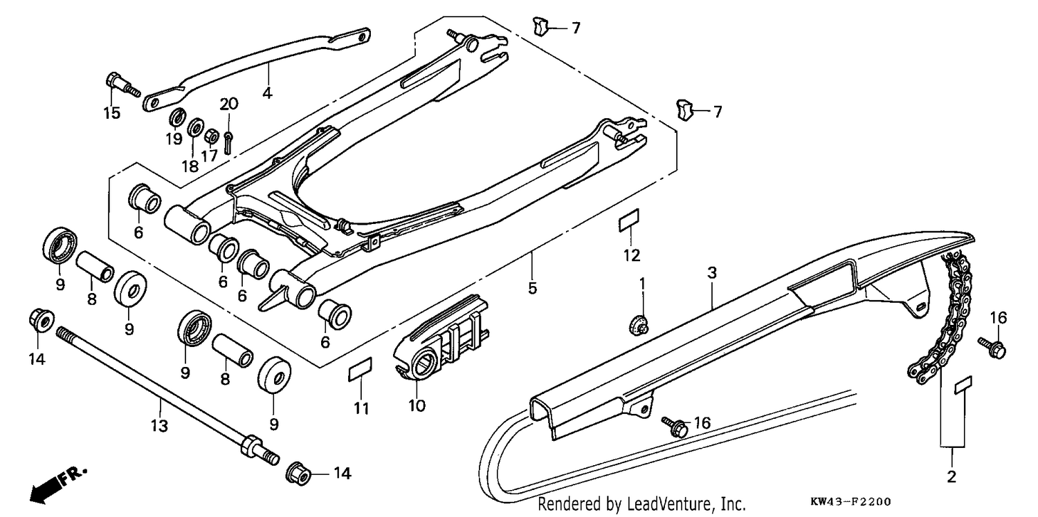 REAR FORK