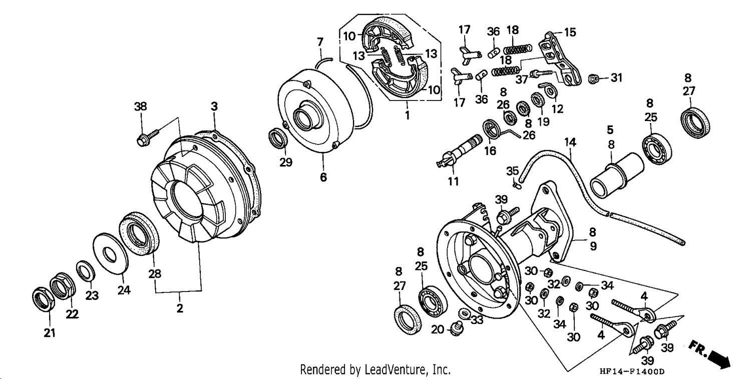 REAR BRAKE DRUM