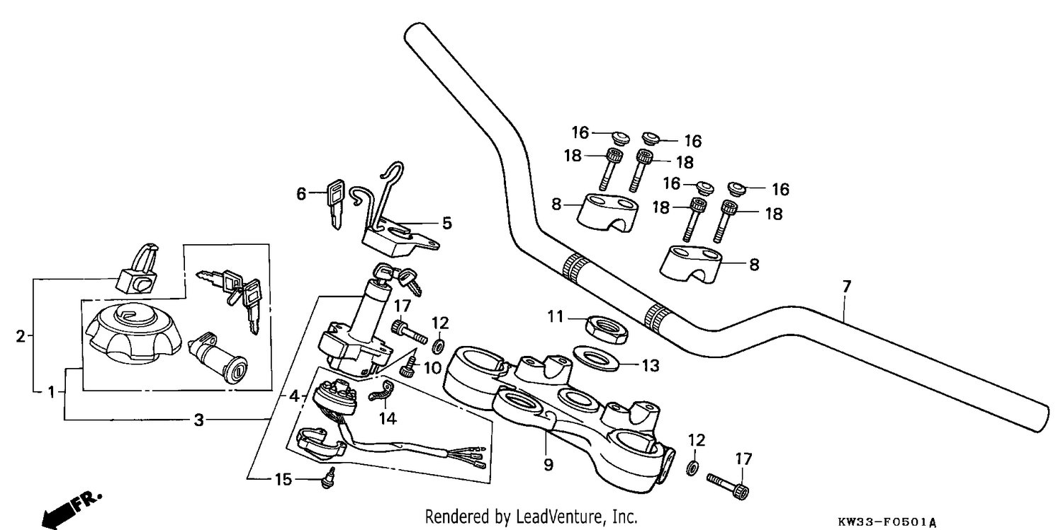 HANDLE PIPE/TOP BRIDGE