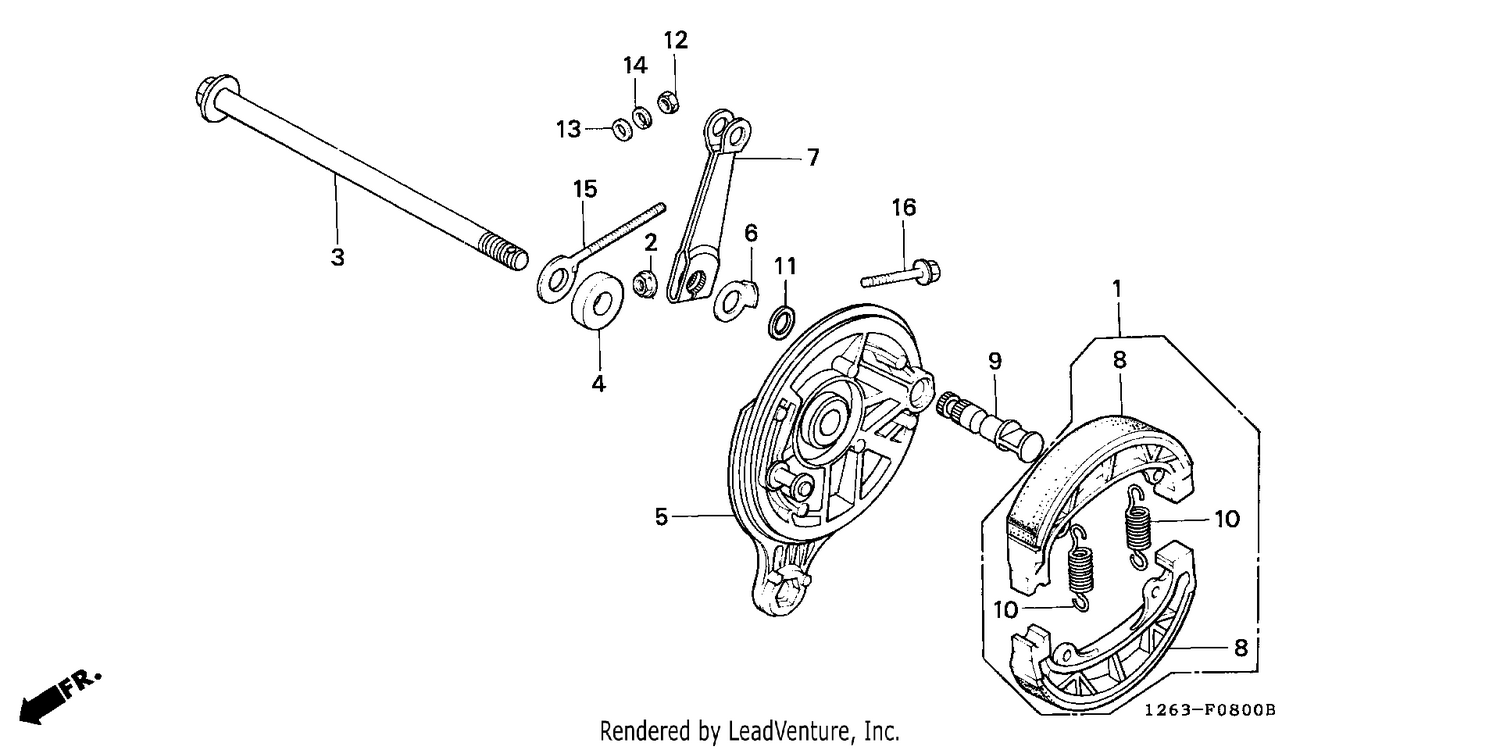 REAR BRAKE PANEL