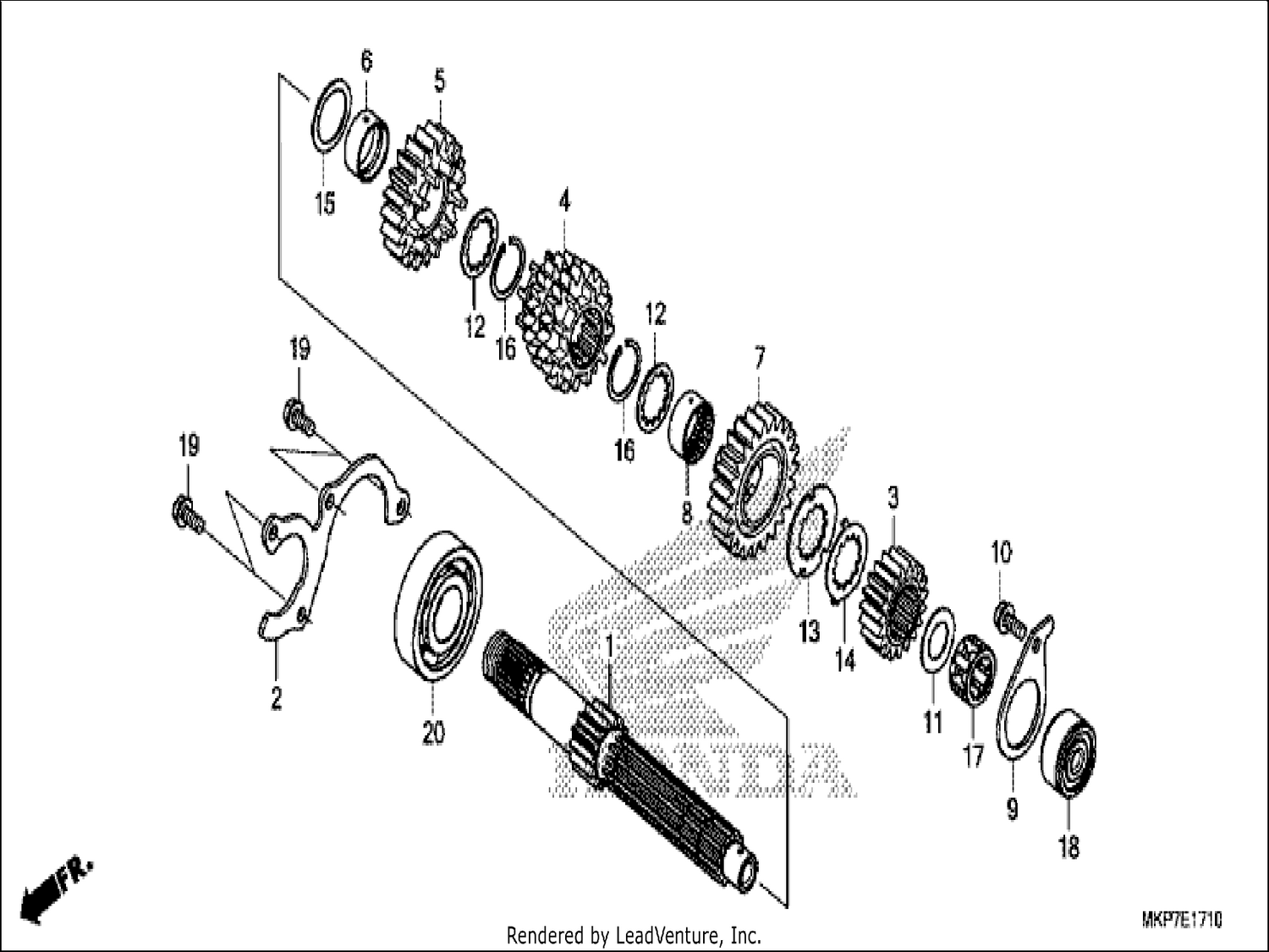  10 TRANSMISSION (MAINSHAFT)