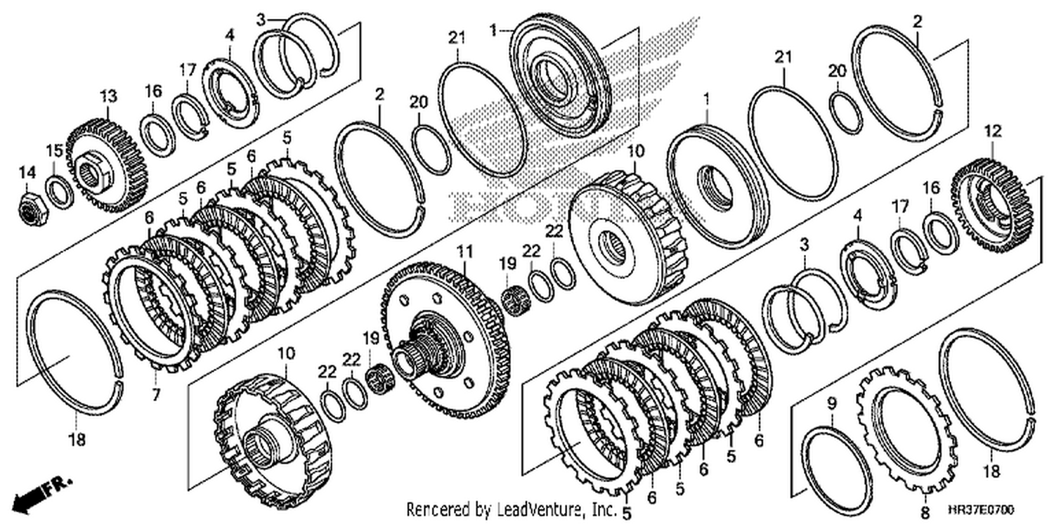  CLUTCH (TRX420FA1/FA2)