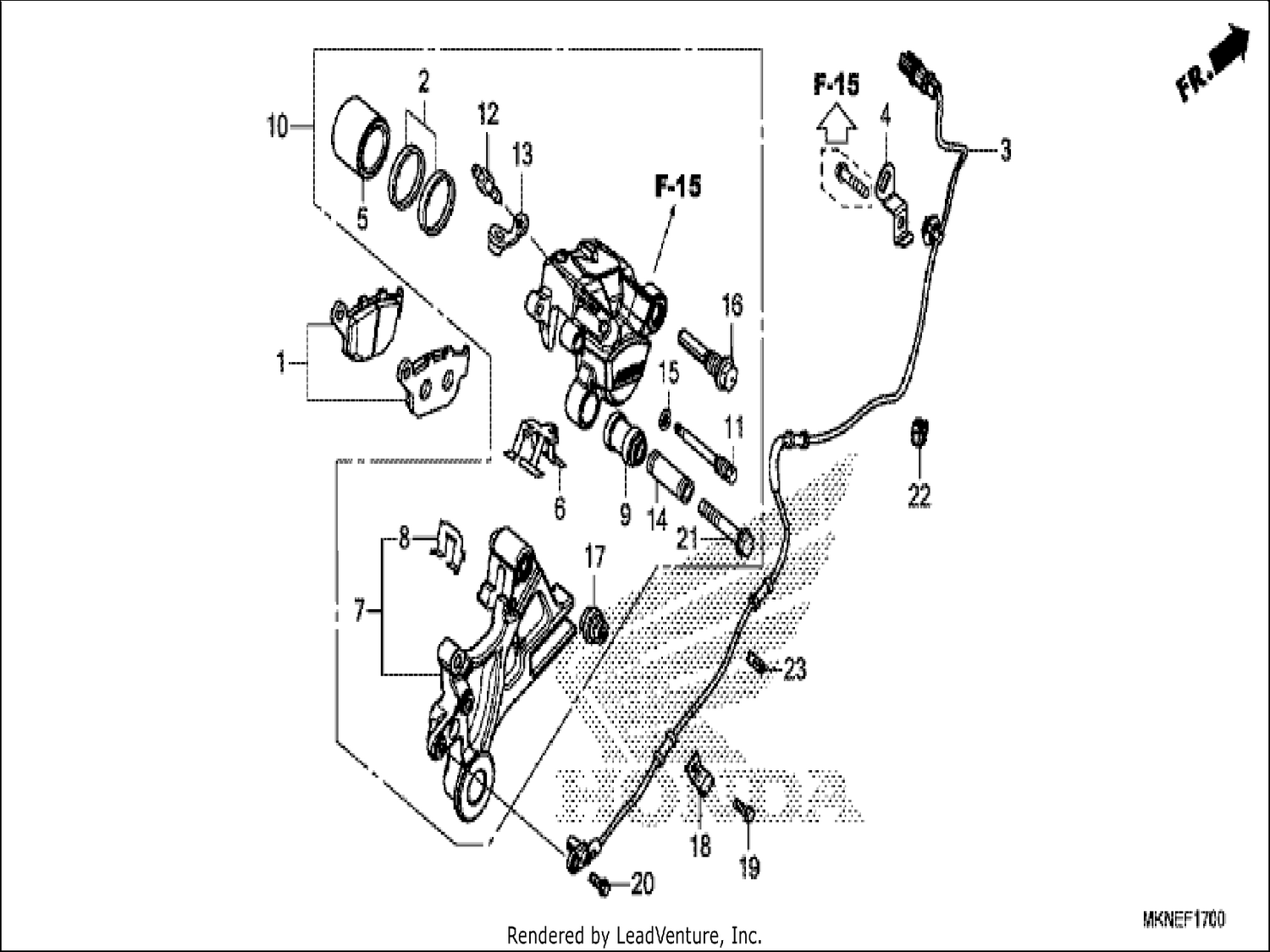  REAR BRAKE CALIPER
