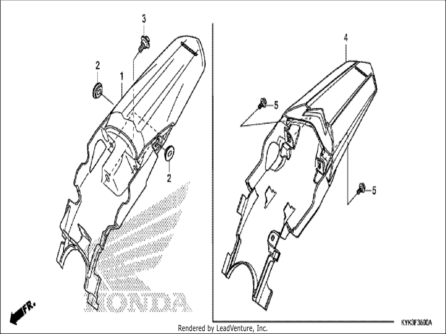  REAR FENDER