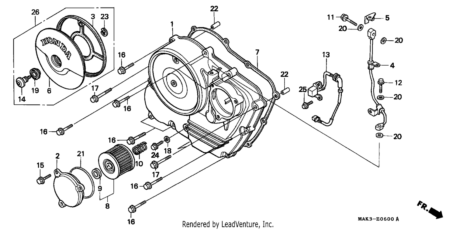RIGHT CRANKCASE COVER