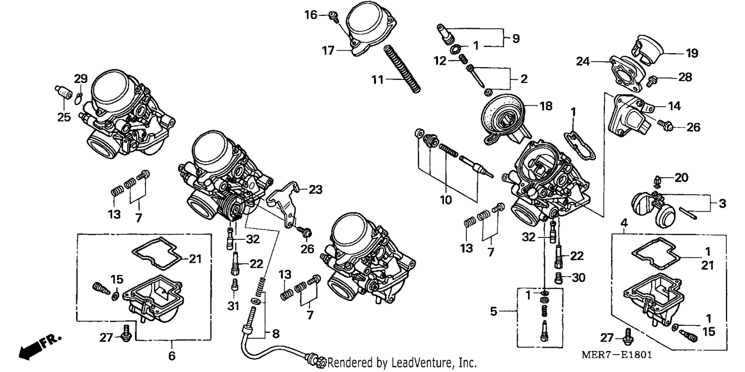 CARBURETOR (COMPONENT PARTS)