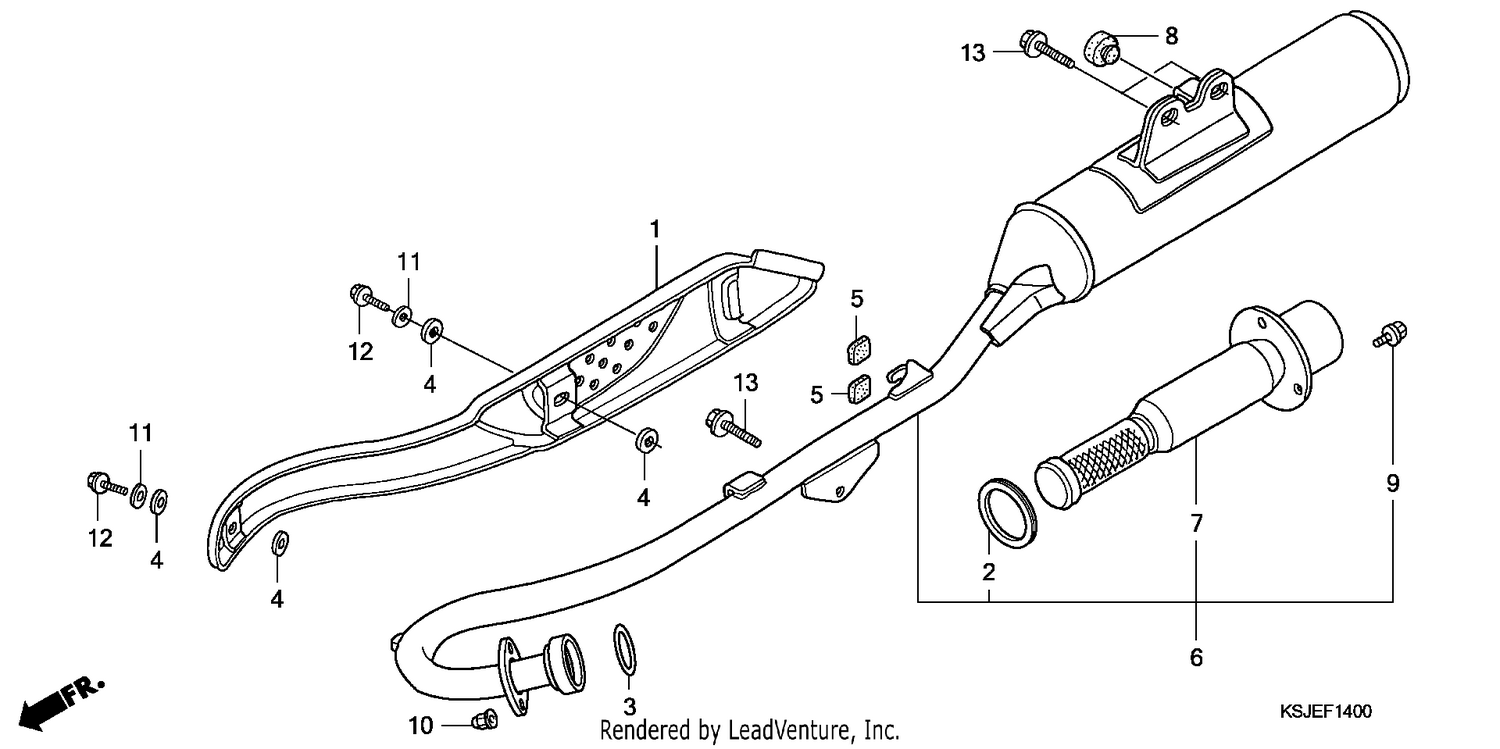EXHAUST MUFFLER