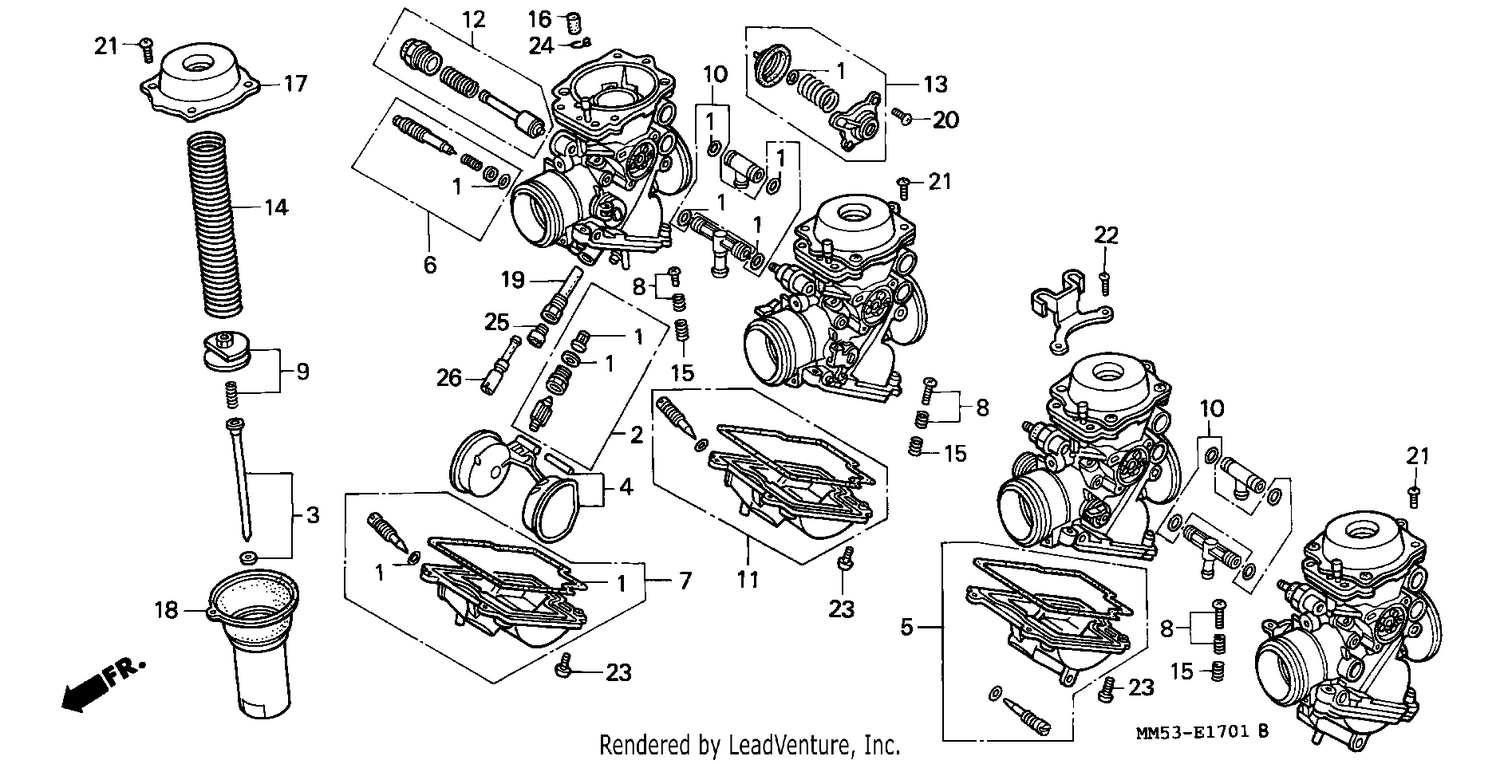 CARBURETOR (COMPONENT PARTS)