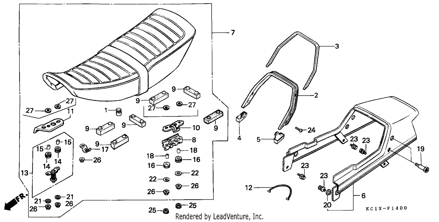 SEAT/SEAT COWL