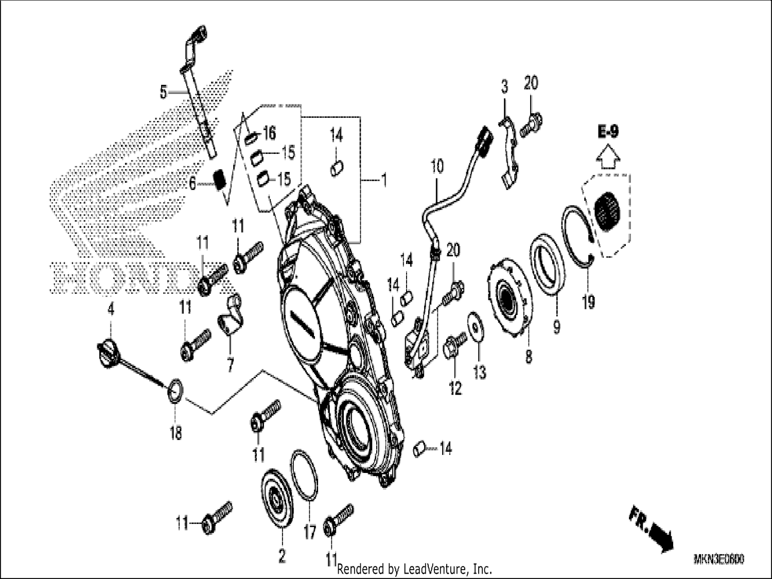  RIGHT CRANKCASE COVER
