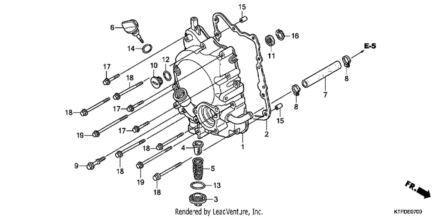  RI GHT CRANKCASE COVER
