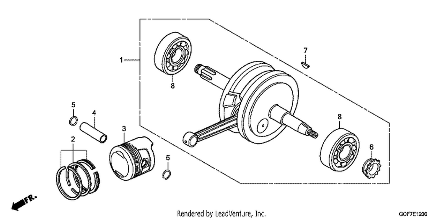  CRANKSHAFT/PISTON