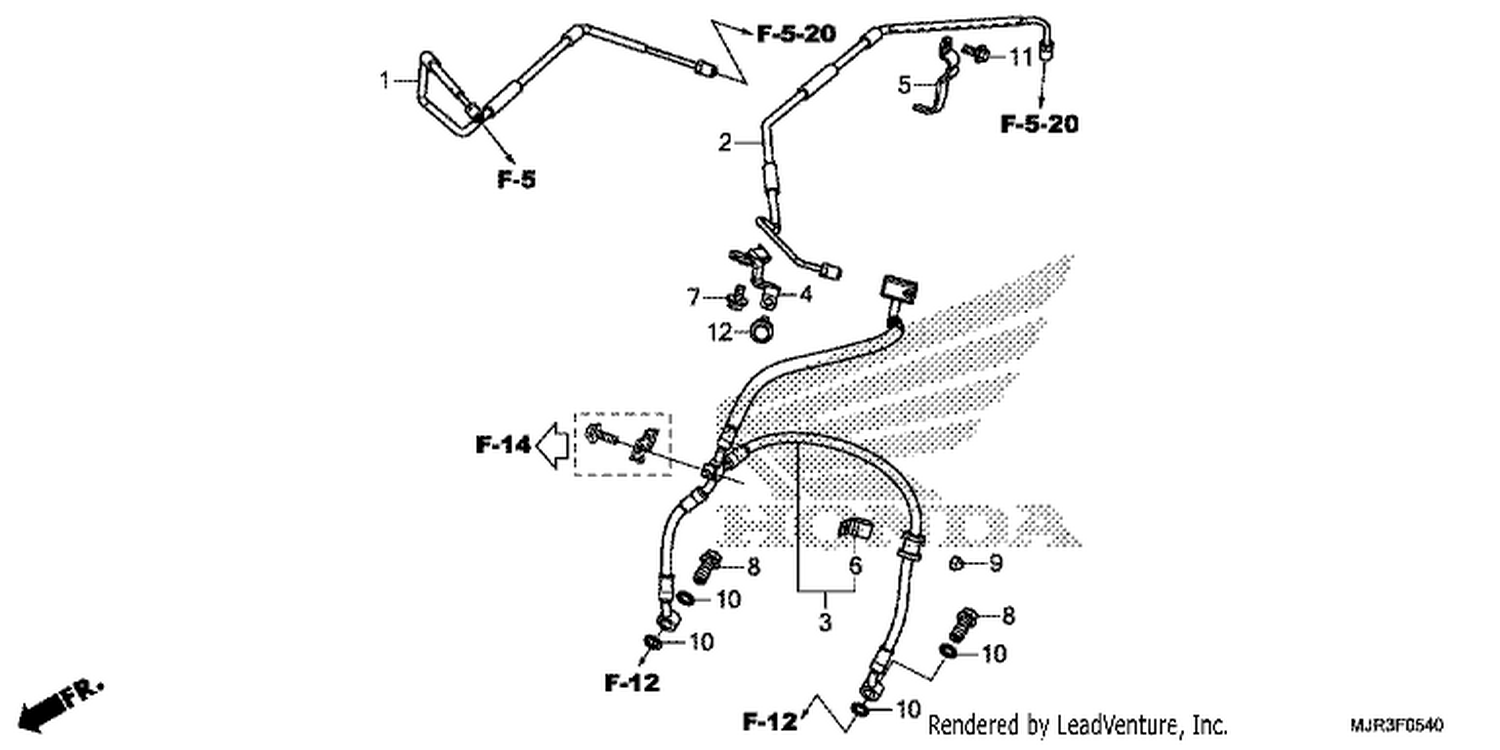  40 FRONT BRAKE HOSE