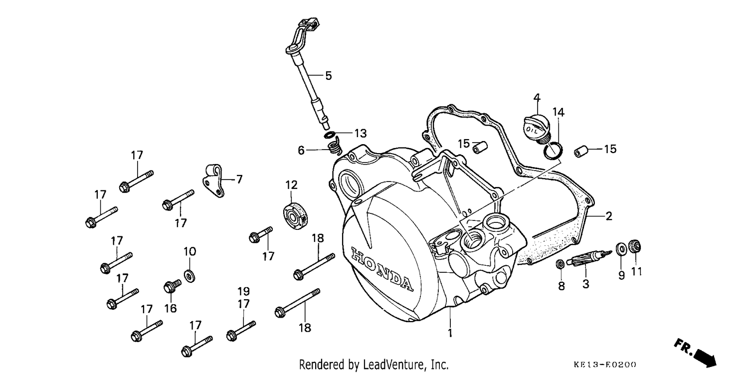 RIGHT CRANKCASE COVER