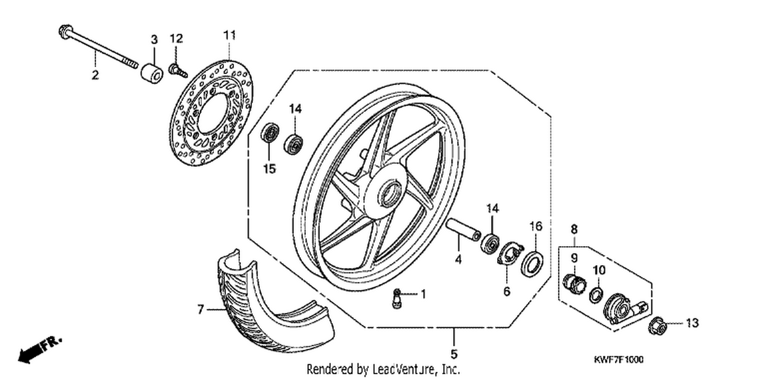  FRONT WHEEL