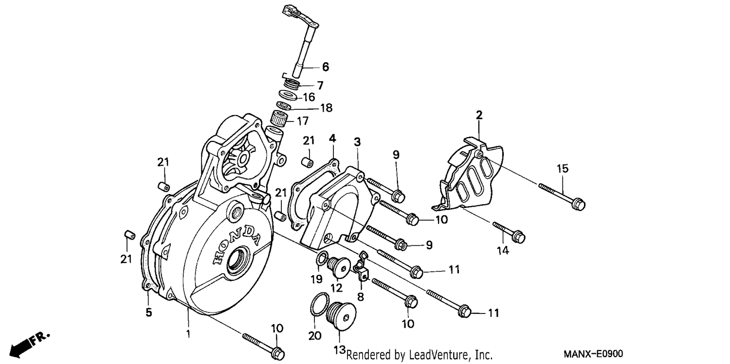 LEFT CRANKCASE COVER