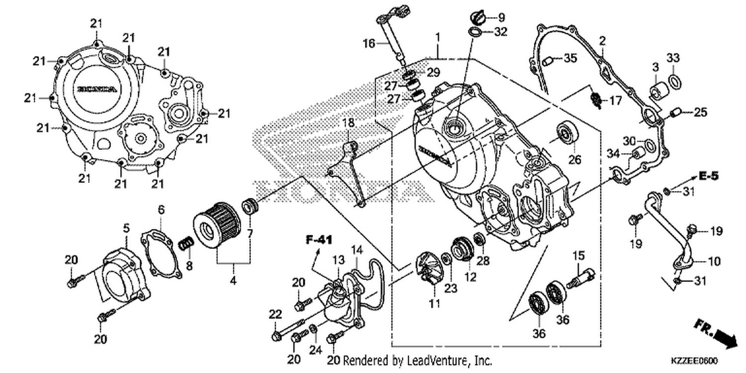  RI GHT CRANKCASE COVER
