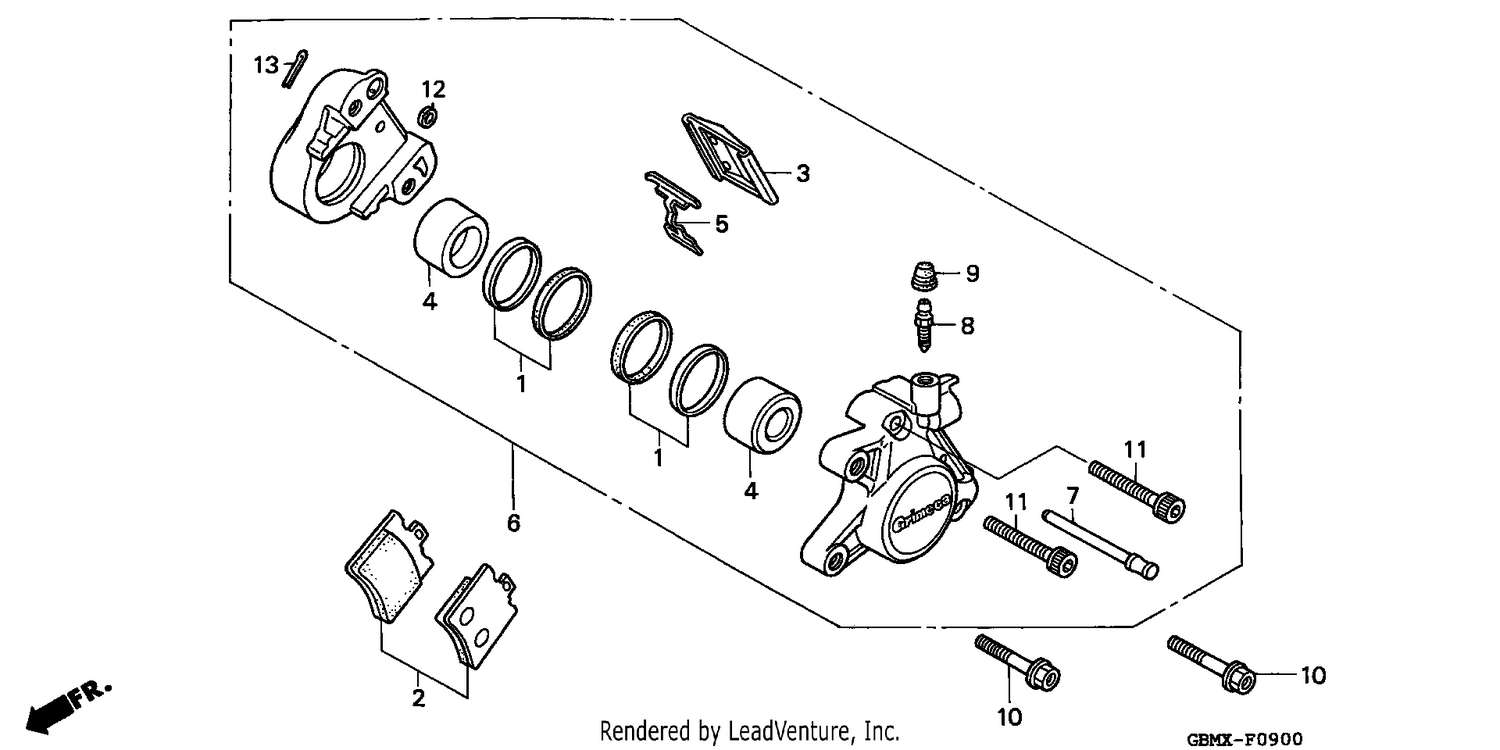 FRONT BRAKE CALIPER