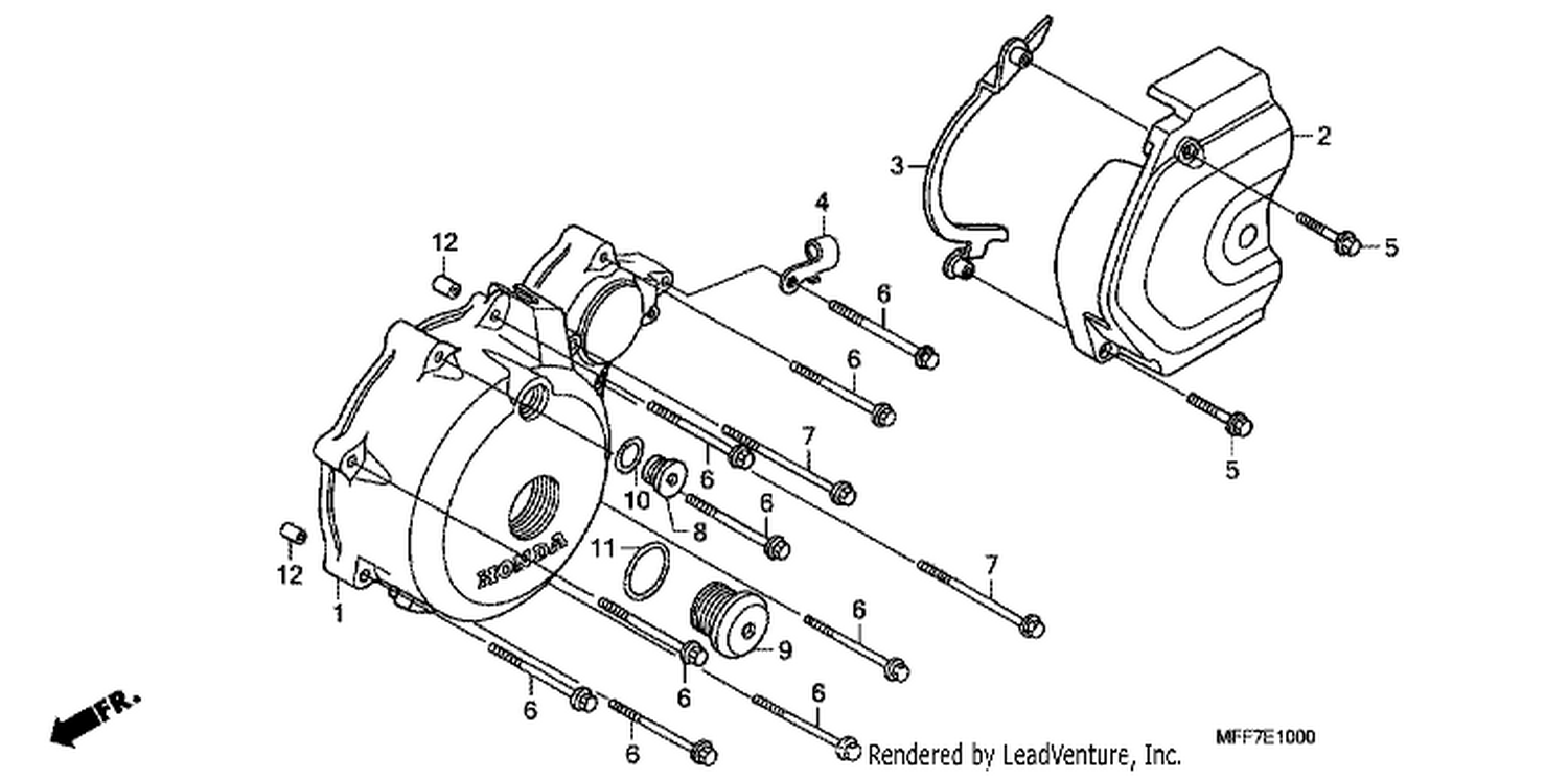 LEFT CRANKCASE COVER
