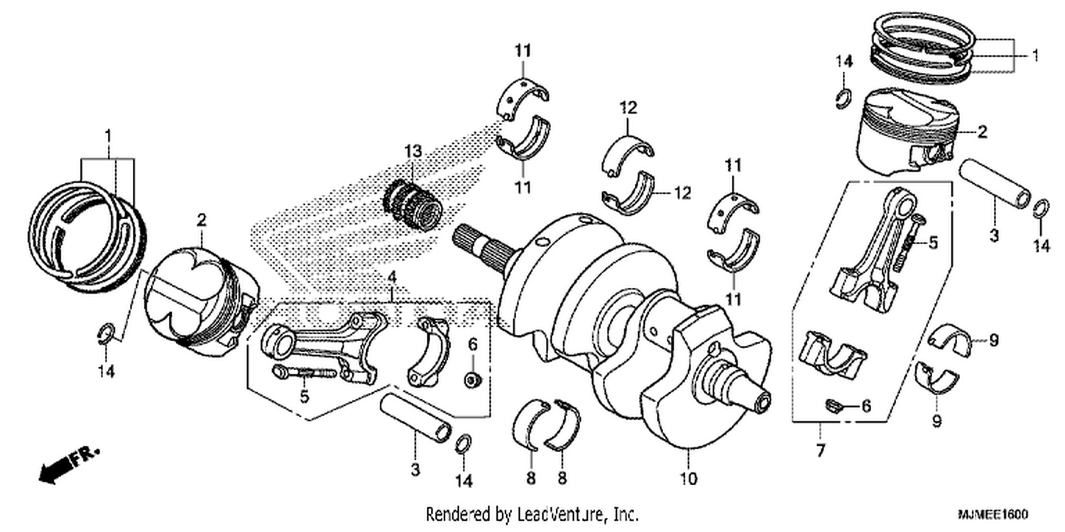  CRANKSHAFT/PISTON