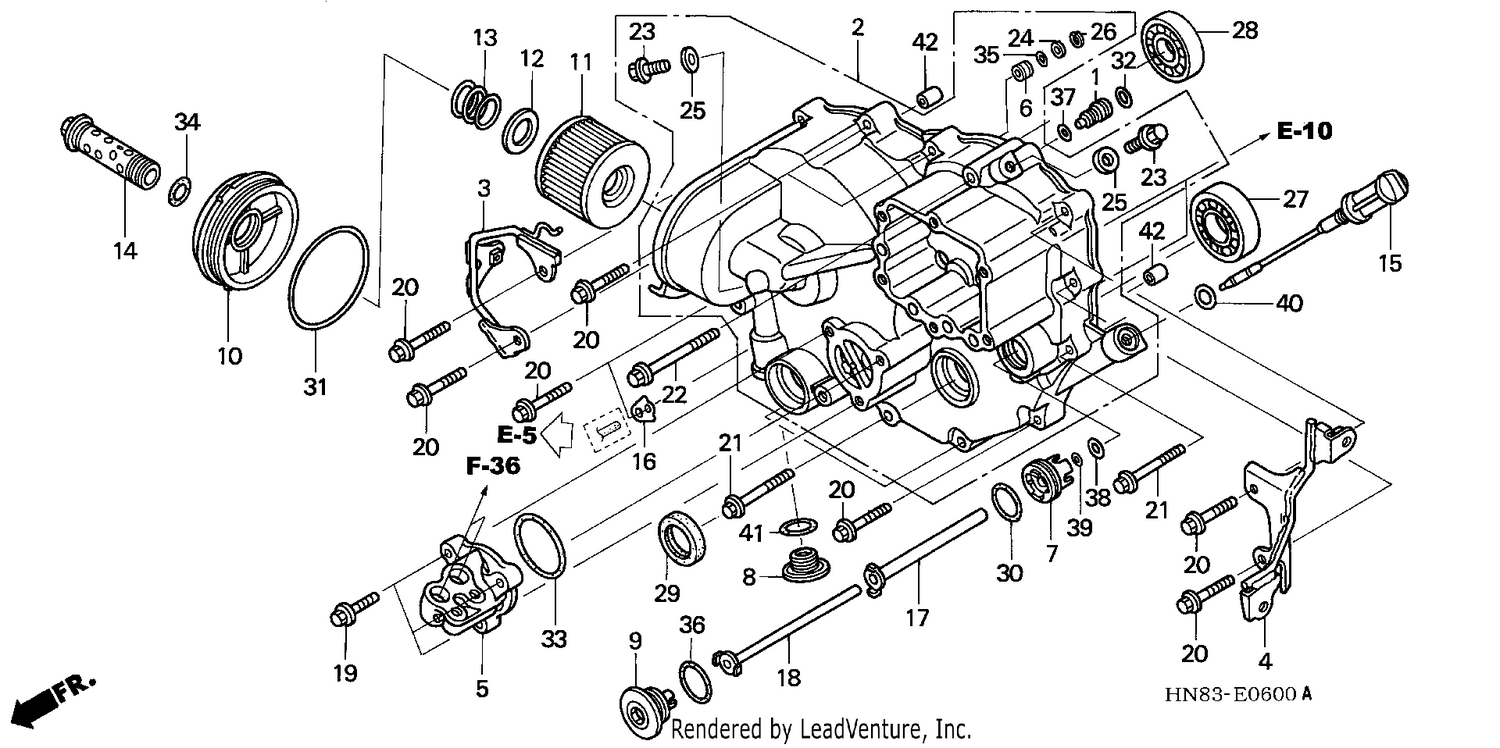 FRONT CRANKCASE COVER