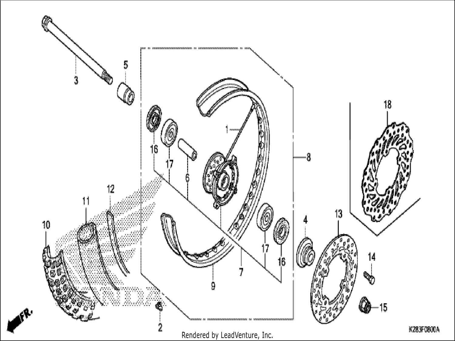  FRONT WHEEL