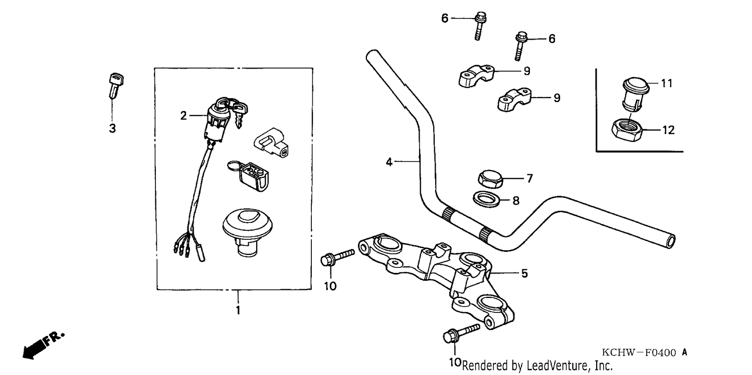 HANDLE PIPE/TOP BRIDGE