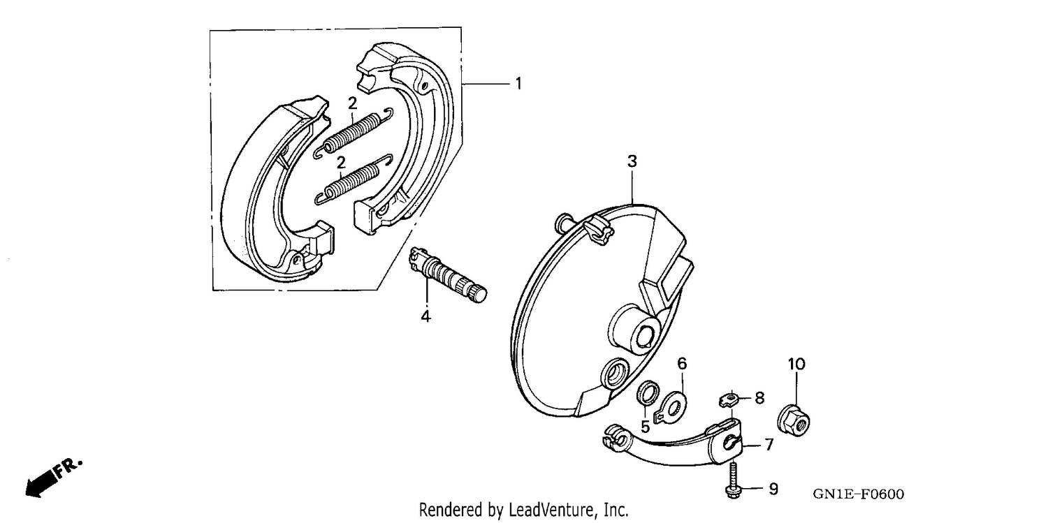 FRONT BRAKE PANEL