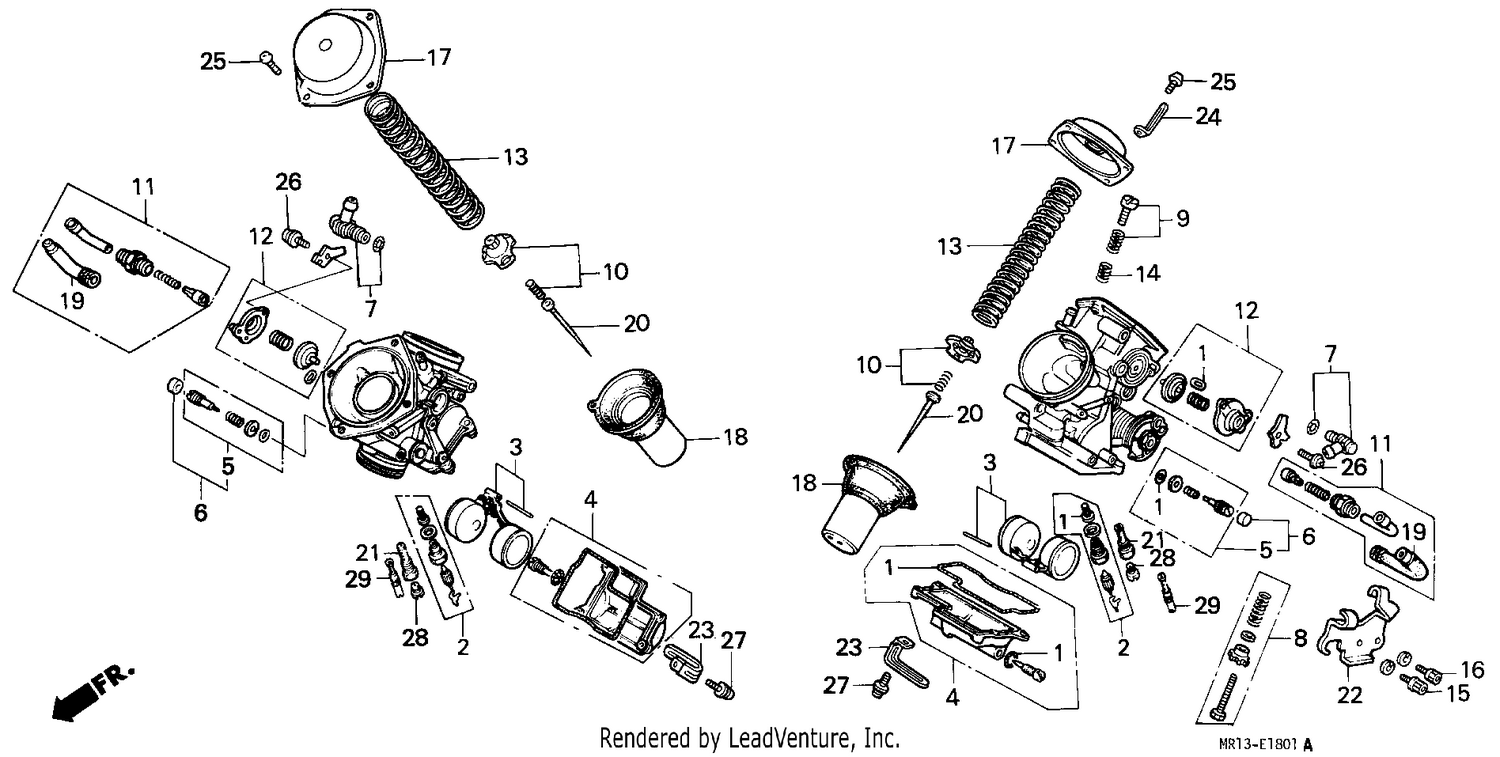 CARBURETOR (COMPONENT PARTS)