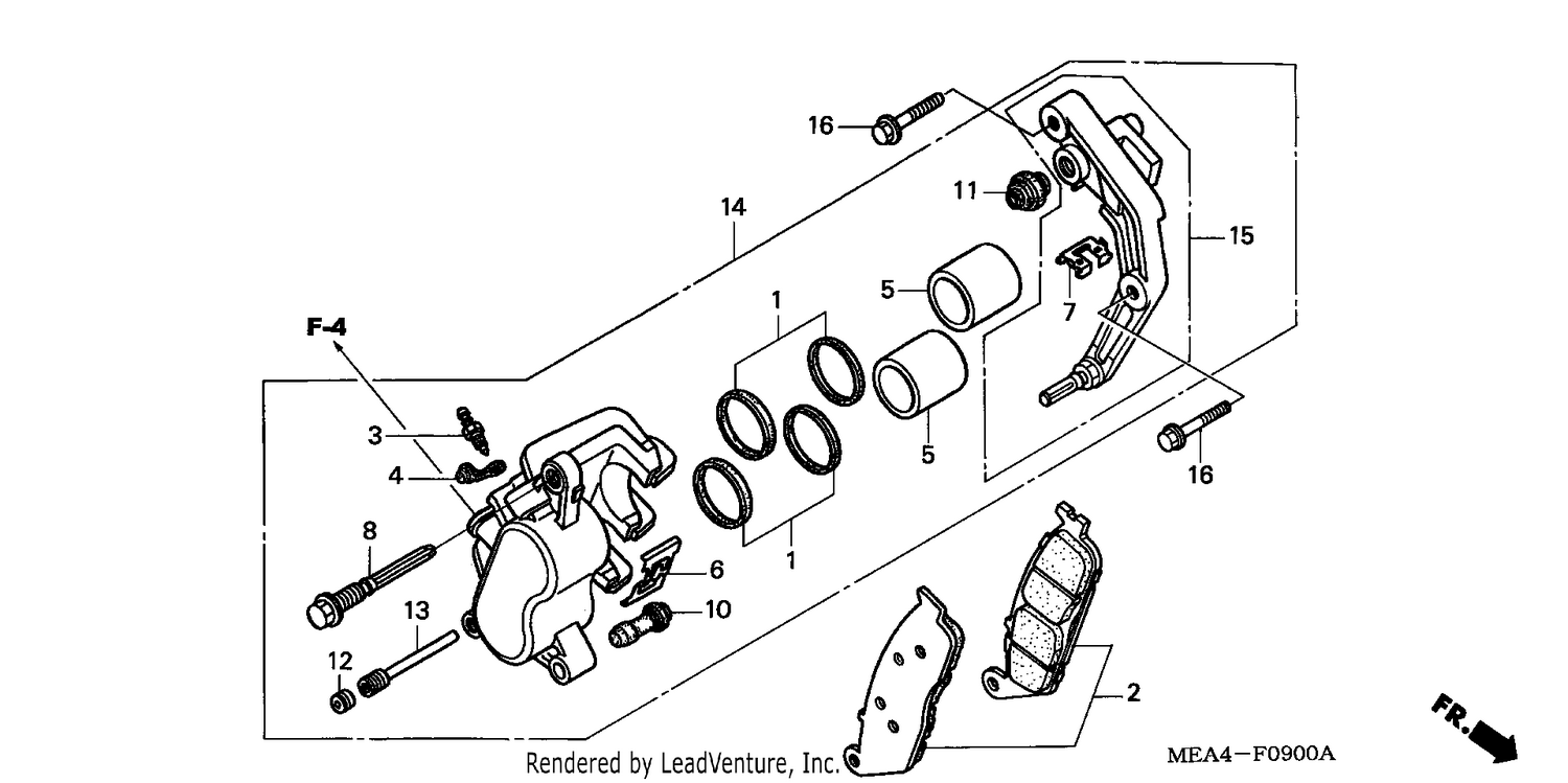 FRONT BRAKE CALIPER