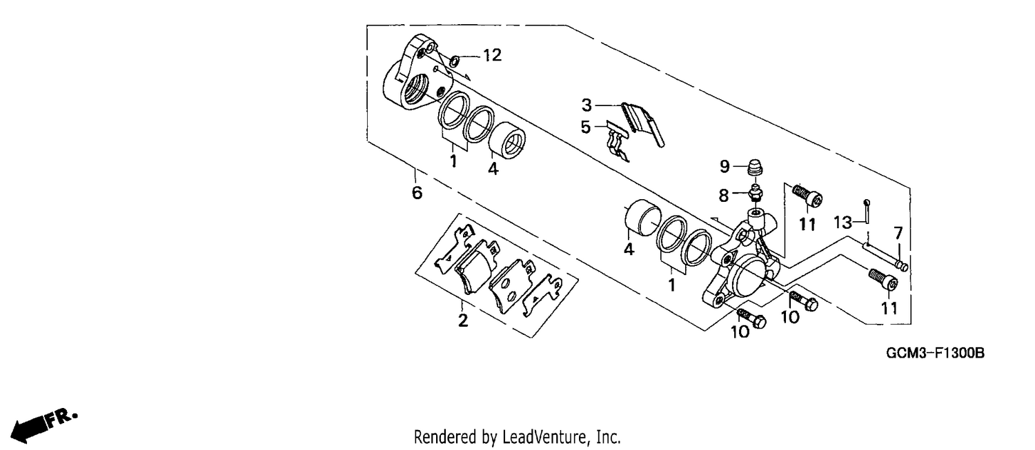 FRONT BRAKE CALIPER