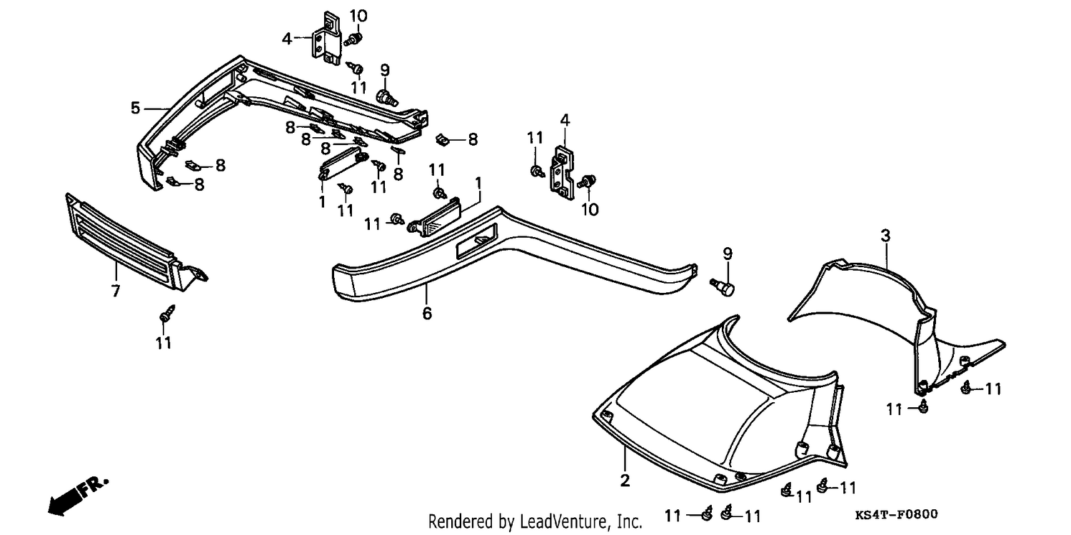 FRONT UNDER COVER/ FRONT FENDER