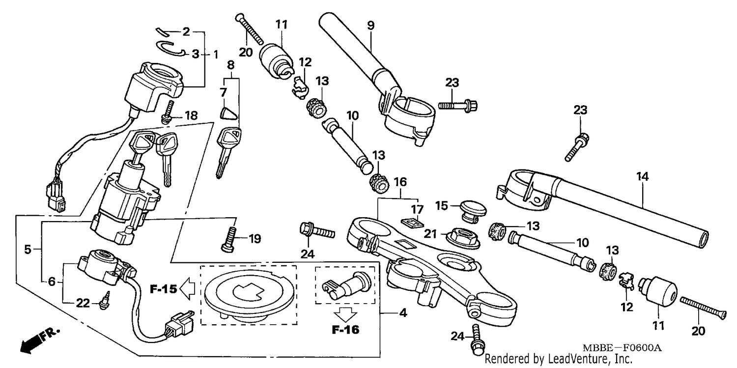 HANDLE PIPE/TOP BRIDGE